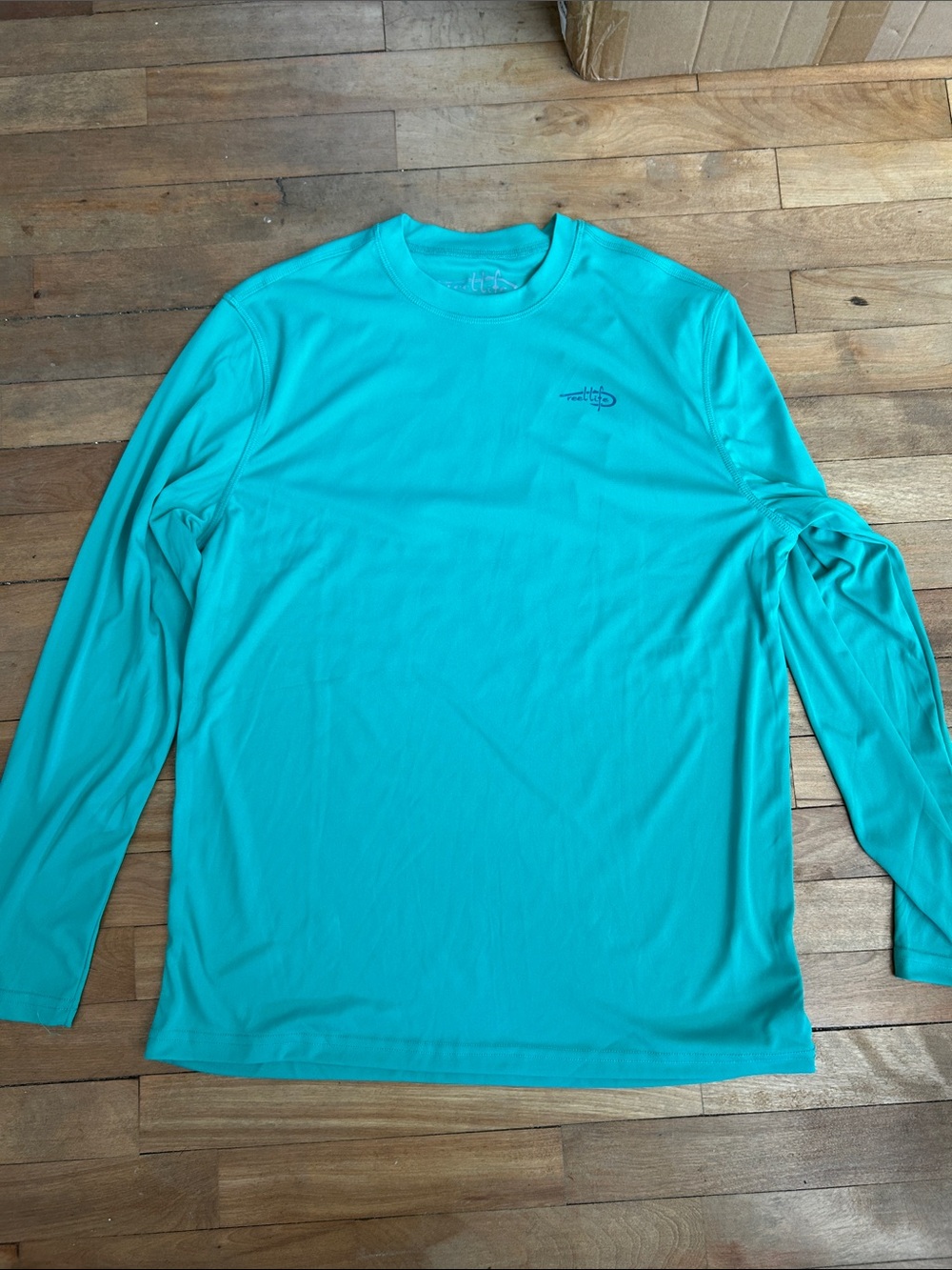 Men's Reel Life Long-Sleeve Performance Shirt - Teal